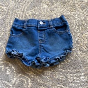 Jean shorts for baby girl